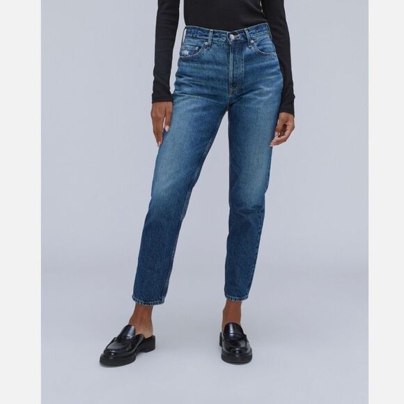 Everlane Denim - Everlane The Cheeky Ankle Blue Denim Jeans 25